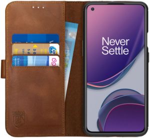 Rosso Rosso Deluxe Δερμάτινη Θήκη Πορτοφόλι OnePlus Nord 2 5G - Brown (8719246325151)