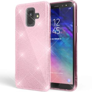 OEM Shining Glitter Case για Samsung Galaxy J6 Plus 2018 Pink - OEM (200-103-933)