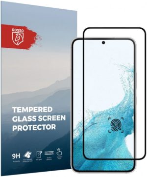 Rosso Rosso Tempered Glass - FullFace Αντιχαρακτικό Προστατευτικό Γυαλί Οθόνης Samsung Galaxy S22 5G - Black (98137)