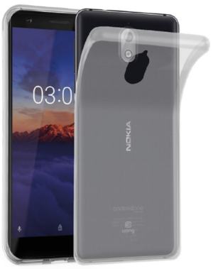 Crong Crong Slim Διάφανη Θήκη Σιλικόνης Nokia 3.1 - 0.8mm - Clear (CRG-CRSLIM-N31-TRS)