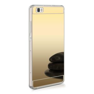 KW Θήκη σιλικόνης Mirror Gold για Huawei P8 Lite by KW (200-101-892)