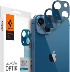 Spigen Spigen GLAS.tR OPTIK Camera Lens Protector - Apple iPhone 13 / 13 mini - 2 Τεμάχια - Blue (8809811856439)