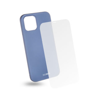Egoboo Egoboo Θήκη Ανθεκτική Σιλικόνης Grey για iPhone 12 Pro Max και δώρο Tempered Glass (IP12PMTPUGREYGL)