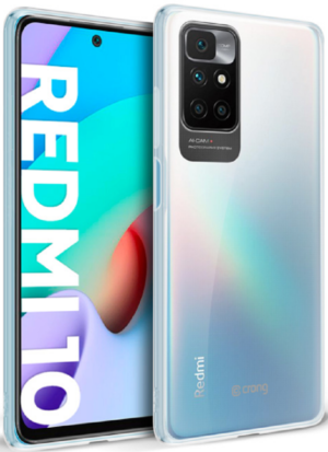 Crong Crong Slim Διάφανη Θήκη Σιλικόνης Xiaomi Redmi 10 - 0.8mm - Transparent (CRG-CRSLIM-XRMI10-TRS)