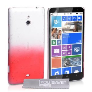 YouSave Accessories Θήκη για Nokia Lumia 1320 by YouSave κόκκινη και screen protector (200-101-164)