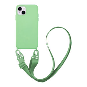My Colors Θήκη CarryHang Liquid Silicone Strap Apple - My Colors - Ανοιχτό Πράσινο - iPhone 14 Plus