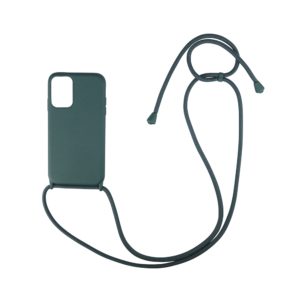 OEM Θήκη Σιλικόνης με Κορδόνι CarryHang για Samsung - Galaxy A32 5G - Σκούρο Πράσινο (200-109-074)