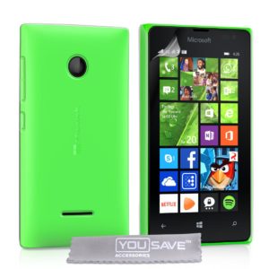 YouSave Accessories Θήκη για Microsoft Lumia 435 by YouSave Accessories διάφανη και screen protector