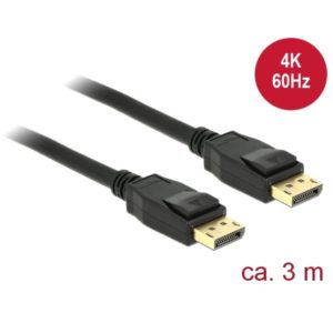 Delock Delock Cable DisplayPort 1.2 4K M/M 19pin 3m (83807)