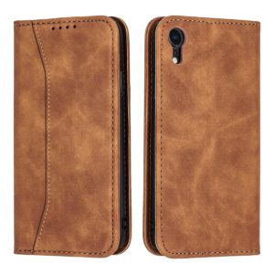 Bodycell Bodycell Book Case Pu Leather For iPhone XR Brown (200-108-911)