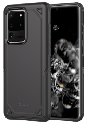 Crong Crong Defender Σκληρή Θήκη Samsung Galaxy S20 Ultra - Black (CRG-DFC-SGS20U-BLK)