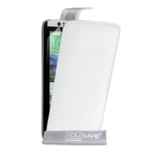 YouSave Accessories Θήκη για HTC Desire 510 λευκή by YouSave και screen protector