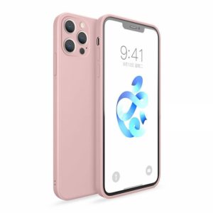 Bodycell Bodycell Square Liquid Silicon Case For iPhone 13 Pro Pink (200-108-825)