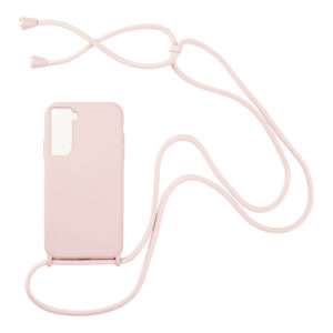 My Colors Θήκη Σιλικόνης με Κορδόνι CarryHang για Samsung - My Colors - Ροζ - Samsung Galaxy S22