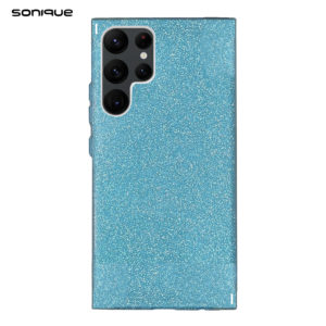 Θήκη Σιλικόνης Sonique Shiny για Samsung - Sonique - Γαλάζιο - Samsung Galaxy S22 Ultra