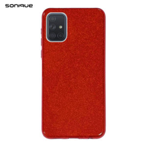 Θήκη Σιλικόνης Sonique Shiny για Samsung - Sonique - Κόκκινο - Samsung Galaxy A71