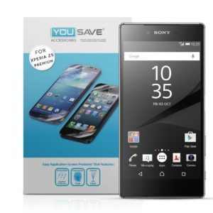 YouSave Accessories Μεμβράνη Προστασίας Οθόνης για Sony Xperia Z5 Premium by Yousave - 5 Τεμάχια