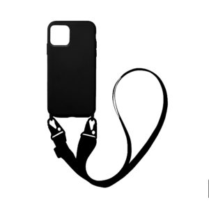 My Colors Θήκη CarryHang Liquid Silicone Strap Apple - My Colors - Μαύρο - iPhone 13 Mini