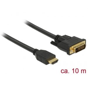 Delock Delock HDMI > DVI-D 24+1 Bi-Directional Cable 10m (85657)