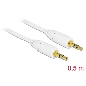 Delock Delock Stereo Cable 3.5mm 3pin M/M 0.5m White (83743)