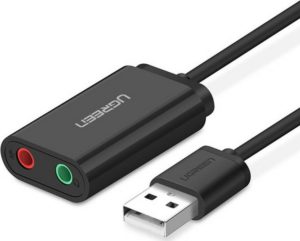 Ugreen Ugreen Κάρτα Ήχου USB 2.0 (US205 30724) 1m - Black (200-110-397)