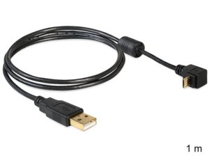 Delock Delock USB-A 2.0 Male > USB 2.0 Micro-B Male 90° 1m (83148)