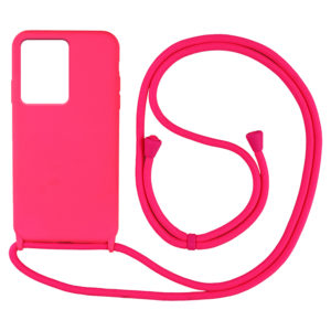 My Colors Θήκη Σιλικόνης με Κορδόνι CarryHang Xiaomi - My Colors - Φουξ - Redmi Note 12 4G