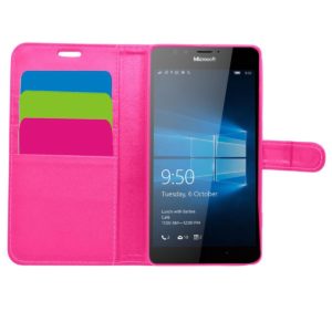 OEM Θήκη- Πορτοφόλι για Microsoft Lumia 950XL ροζ -OEM (210-100-209)