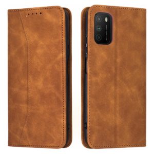 Bodycell Bodycell Book Case Pu Leather For Xiaomi Poco M3 Brown (04-00656)