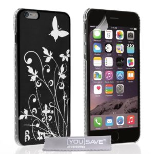 YouSave Accessories Θήκη για iPhone 5/5S by YouSave Butterfly και screen protector