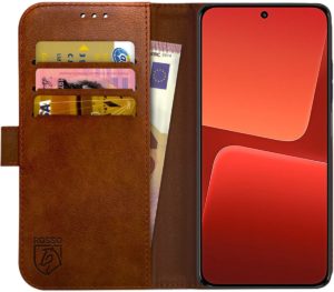 Rosso Rosso Element PU Θήκη Πορτοφόλι Xiaomi 13 - Brown (8719246381706)