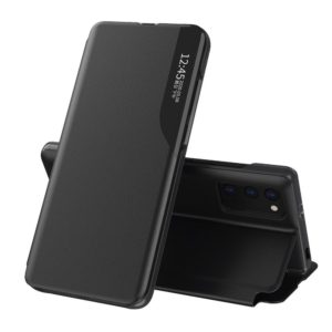 OEM OEM Flip Cover Case Θήκη με Ημιδιάφανο Παράθυρο για Xiaomi Poco M3 - Black (200-108-407)