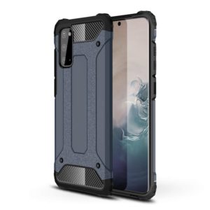 OEM OEM Hybrid Armor Case Tough Rugged Cover for Samsung Galaxy A41 Blue (200-106-164)