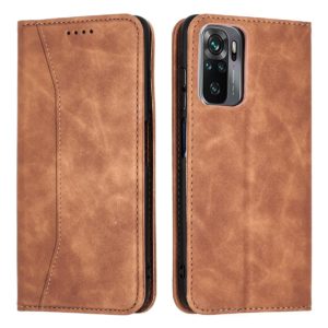 Bodycell Bodycell Book Case Pu Leather For Xiaomi Redmi Note 10/Note 10s Brown (04-00641)