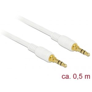 Delock Delock Stereo Cable 3.5mm 3pin M/M 0.5m White (85546)