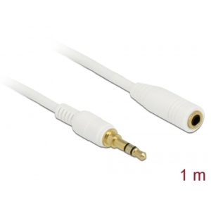 Delock Delock Stereo Extension Cable 3.5mm 3pin 1m White (85577)