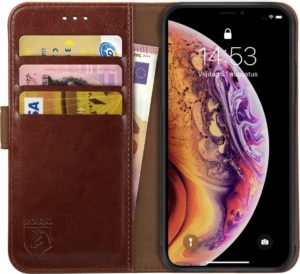 Rosso Rosso Element PU Θήκη Πορτοφόλι Apple iPhone X / XS - Brown (96079)