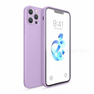 Bodycell Bodycell Square Liquid Silicon Case For iPhone 13 Pro Light Violet (200-108-935)
