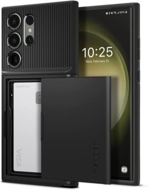 Spigen Spigen Slim Armor CS Θήκη Samsung Galaxy S23 Ultra - Black (ACS05628)