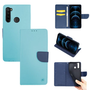 Sonique Θήκη Βιβλίο Sonique Trend Book για Xiaomi - Sonique - Σιέλ / Σκούρο Μπλε - Redmi Note 8T
