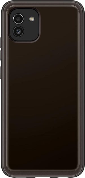 Samsung Official Samsung Θήκη Σιλικόνης Soft Clear Cover - Samsung Galaxy A03 - Black (EF-QA036TBEGEU)