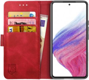 Rosso Rosso Element PU Θήκη Πορτοφόλι Samsung Galaxy A53 5G - Red (99407)