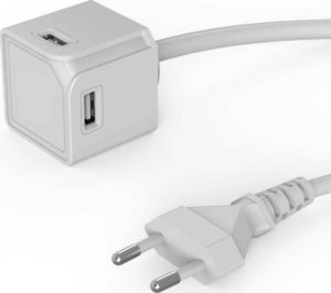 Allocacoc Allocacoc PowerCube |USBcube Extended USB A| Πολύπριζο 4 θέσεων USB-A - Λευκό - 10464WT/EUEUMC (200-106-138)