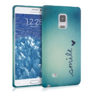 KW Θήκη σιλικόνης για Samsung Note Edge Smile μπλε by KW ( 200-101-403)