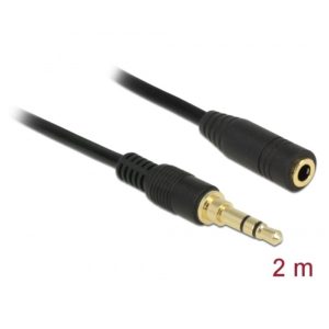 Delock Delock Stereo Extension Cable 3.5mm 3pin 2m Black (85578)