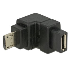 Delock Delock Adapter Micro-B USB 2.0 M/F Angled Down (65668)