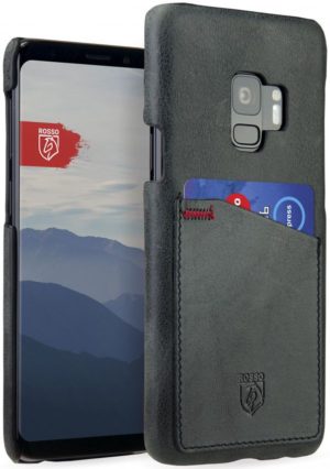 Rosso Rosso Select Δερμάτινη Θήκη με Υποδοχή για Κάρτα - Samsung Galaxy S9 - Black (8719246136443)