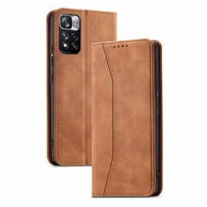 Bodycell Bodycell Book Case Pu Leather For Xiaomi Redmi Note 11 Pro - Brown (04-00495)