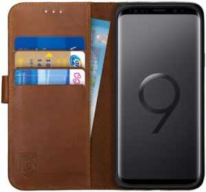 Rosso Rosso Deluxe Δερμάτινη Θήκη Πορτοφόλι Samsung Galaxy S9 - Brown (93487)