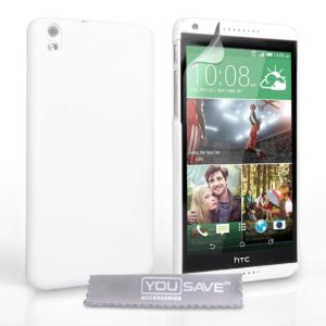 YouSave Accessories Θήκη για HTC Desire 816 by YouSave λευκή και screen protector